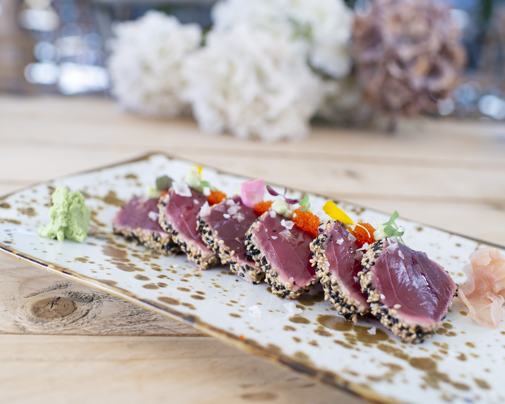 tataki de atún rojo el laurel